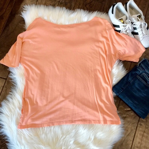 Melon Colored Relaxed Fit Essential Tee from Gap - Picture 3 of 6